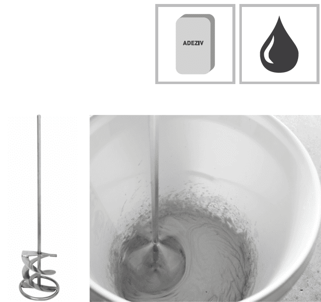 preparare adeziv placi ceramice