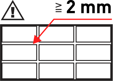 dimensiune rost gresie